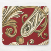 Elegant botanische motif met tangebloed muismat (Voorkant)