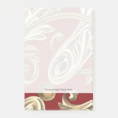 Elegant botanische motif met tangebloed post-it® notes (Voorkant)