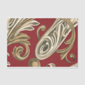 Elegant botanische motif met tangebloed tissuepapier (Voorkant)