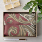 Elegant botanische motif met tangebloed tissuepapier (Geschenk)