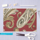 Elegant botanische motif met tangebloed tissuepapier (Craft)