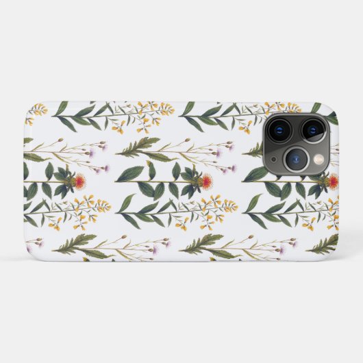 Elegant Botanische Natuur Lover Wilde bloemen Case-Mate iPhone Case (Achterkant (horizontaal))