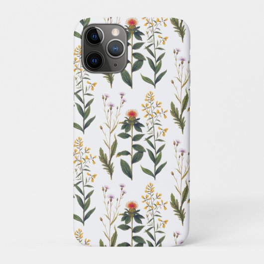 Elegant  Botanische Natuur Lover Wilde bloemen Case-Mate iPhone Case (Achterkant)