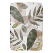 Elegant Botanische Safari Leaves Badmat (Voorkant Verticaal)