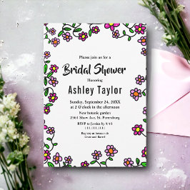 Elegant Botanische Tuin Roos Bloemen Vrijgezellenf Kaart