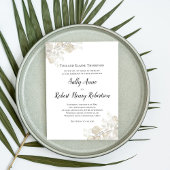 Elegant Botanische Tuin Sage Groen Script Kaart