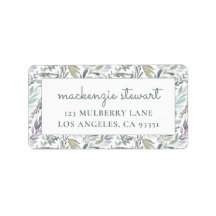 Elegant Botanische Waterverf retouradres