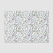 Elegant botanische Waterverf Tissuepapier (Voorkant)