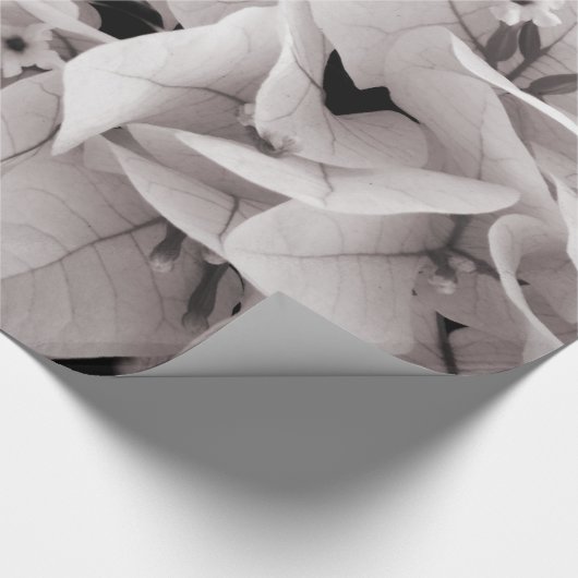 Elegant bougainvillea  bloempatroon cadeaupapier (Hoek)