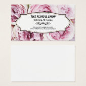 Elegant Bouquet van Flowers Visitekaartje (Voorkant /achterkant)