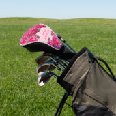 Elegant Bouquet van Rozen Gepersonaliseerd Golfheadcover (Insitu)