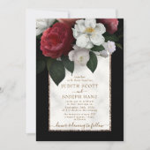 Elegant Bouquet Wedding Sjabloon Kaart (Voorkant)