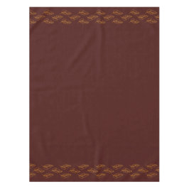 Elegant Bourgogne en goudleftafels Tafelkleed