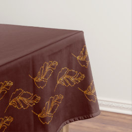 Elegant Bourgogne en goudleftafels Tafelkleed