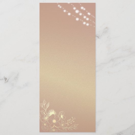 Elegant Bourgogne Monogram Bruiloft Menu (Achterkant)