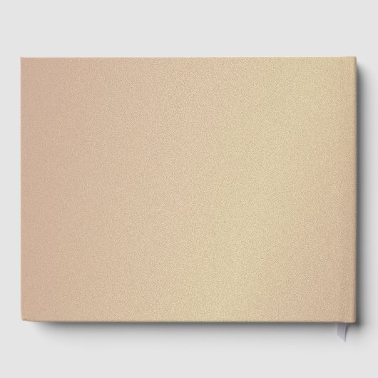 Elegant Bourgondië Goud Script Bruiloft Gastenboek (Achterkant)