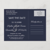 Elegant Bourgondië Marsala Bloemen Herfst SAVE THE Aankondigingskaart (Achterkant)