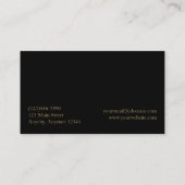 Elegant Bourgondië met het Gouden Visitekaartje (Achterkant)