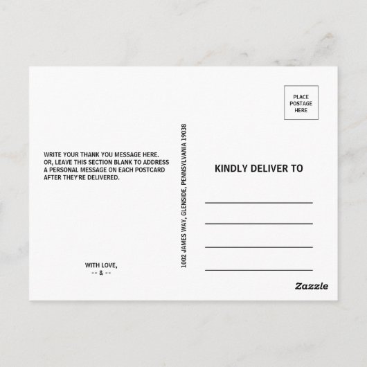 Elegant Bourgondië zomer bloemen dank u Briefkaart (Achterkant)