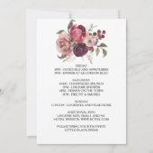 Elegant Bourgondië zomer vrijgezellenweekend Kaart (Achterkant)