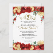 Elegant Bourgondisch bloemig Victoriaans Vrijgezel Kaart (Voorkant)