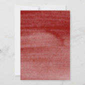 Elegant Bourgondisch bloemig Victoriaans Vrijgezel Kaart (Achterkant)