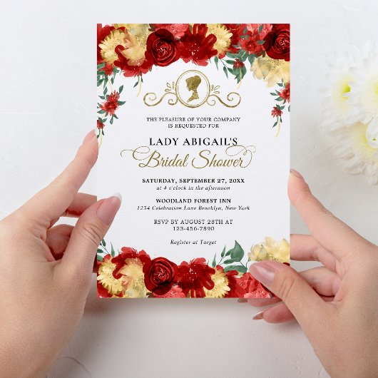 Elegant Bourgondisch bloemig Victoriaans Vrijgezel Kaart