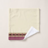Elegant Bourgondisch design accent Bad Handdoek (Wasdoekje)