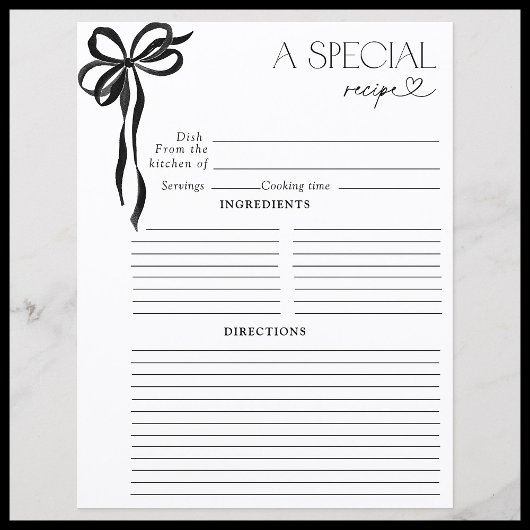 Elegant Bow Black Waterverf Vrijgezellenfeest Rece