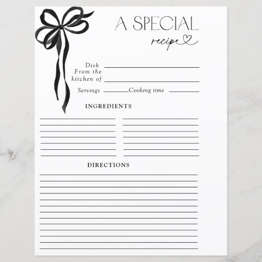 Elegant Bow Black Waterverf Vrijgezellenfeest Rece (Achterkant)