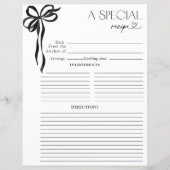 Elegant Bow Black Waterverf Vrijgezellenfeest Rece (Voorkant)