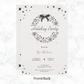 Elegant Bow Holiday Kerstfeest Kaart