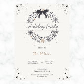 Elegant Bow Holiday Kerstfeest Kaart