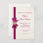 Elegant Bow Kaart (Voorkant / Achterkant)