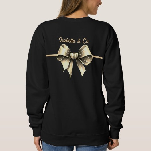 Elegant Bow Sweatshirt (Achterkant)