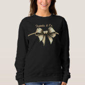 Elegant Bow Sweatshirt (Voorkant)