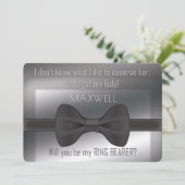 Elegant Bowtie zal je mijn Ring zijn. Kaart (Staand voorkant)