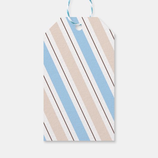 Elegant Boy Beer Baby shower Cadeaulabel (Achterkant)