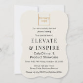 Elegant Bracket Invitation | Corporate Gala & Even Kaart (Voorkant)