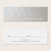 Elegant Branch Salon Spa Appointinder Mini Visitekaartjes (Voorkant /achterkant)