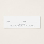 Elegant Branch Salon Spa Appointinder Mini Visitekaartjes (Achterkant)