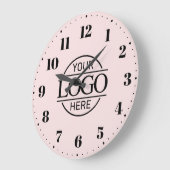 Elegant Branded Bedrijf Business Logo Promotional Grote Klok (Hoek)