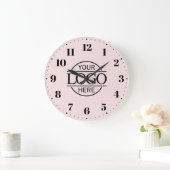 Elegant Branded Bedrijf Business Logo Promotional Grote Klok (Huis)