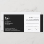 Elegant Branded Logo Zakelijk Cadeaubon (Achterkant)