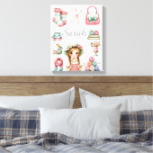 Elegant Breiwerk Canvas Afdruk (Insitu (Slaapkamer))