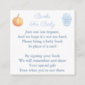 Elegant, breng een Baby shower in het boekherfst Informatiekaartje (Voorkant)