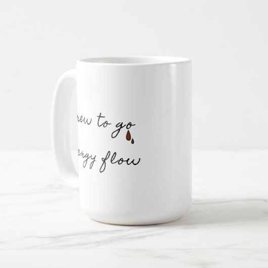 Elegant Brew To Go Energy Flow Classic Mok (Voorkant links)