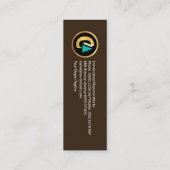 Elegant Brick Works Modern Stone Home Masonry Mini Visitekaartje (Achterkant)