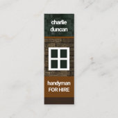 Elegant Brick Works Stone Home Masonry Handyman Mini Visitekaartje (Voorkant)