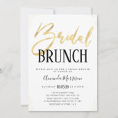Elegant bridal brunch-uitnodiging kaart (Voorkant)